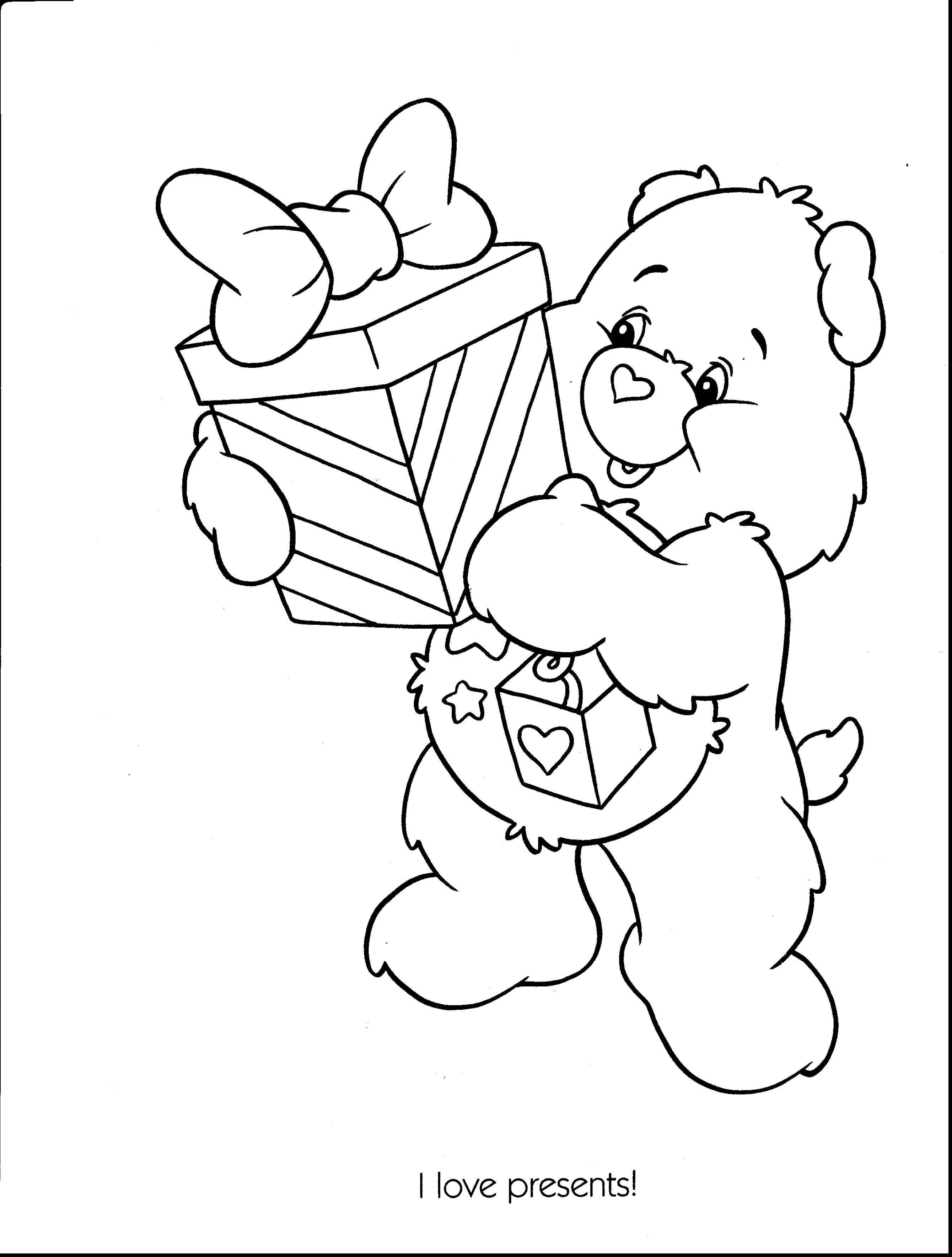 Coloring I love gifts. Category toys. Tags:  bear , gifts.