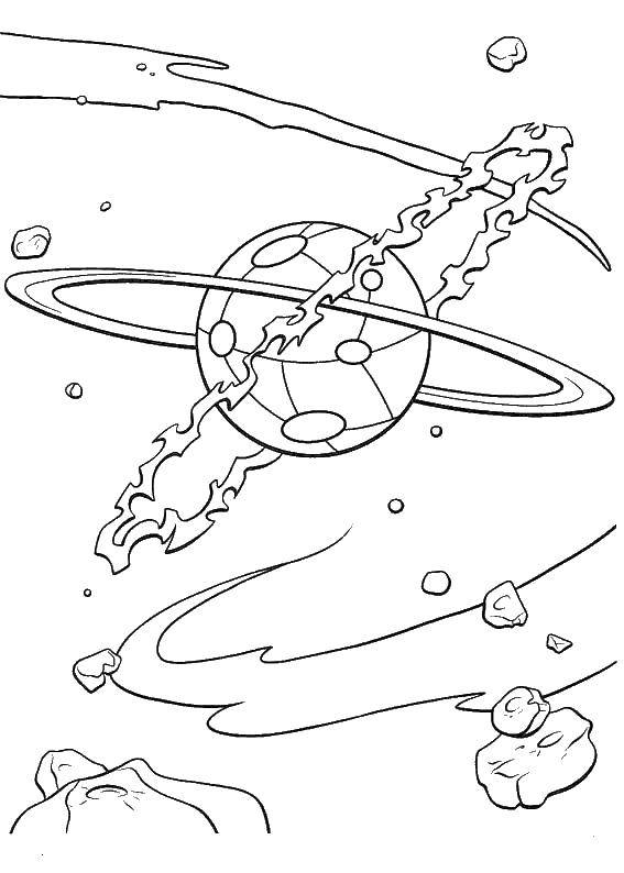 Coloring Space. Category space. Tags:  space, rocket.
