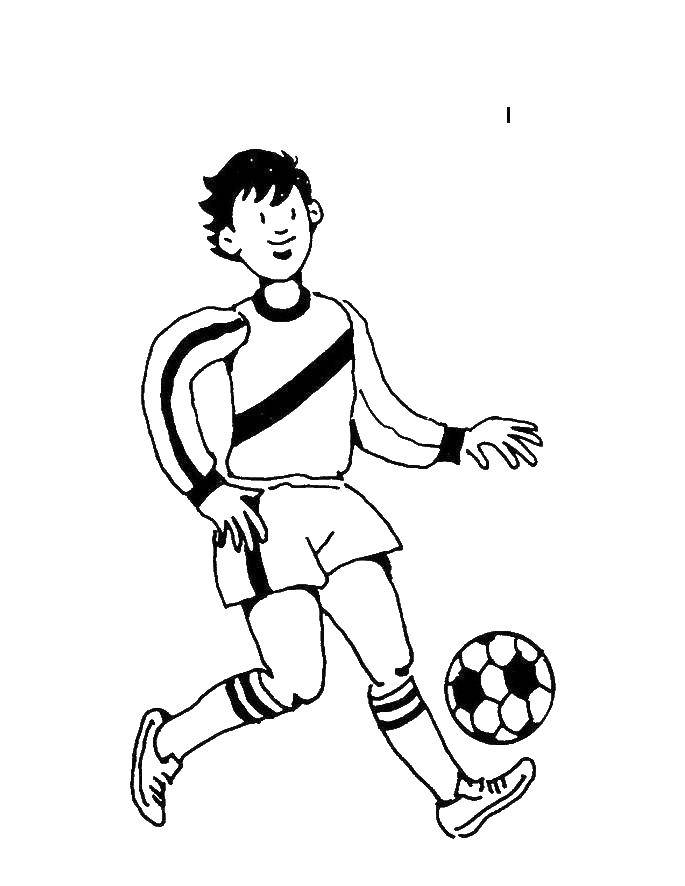 Coloring Player. Category Sports. Tags:  football, sports.