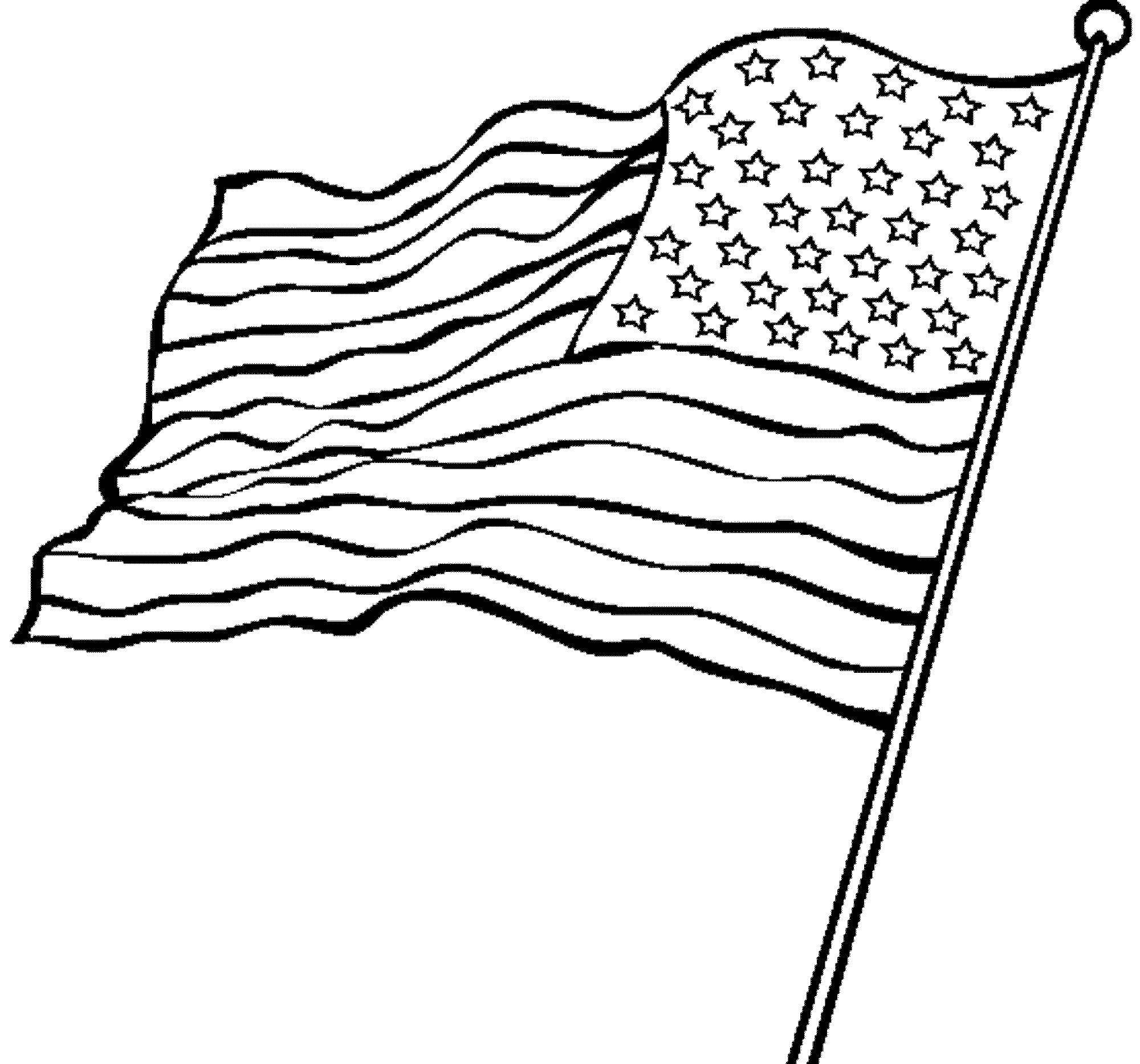 Название: Раскраска Флаг сша. Категория: США. Теги: Америка, США, флаг.