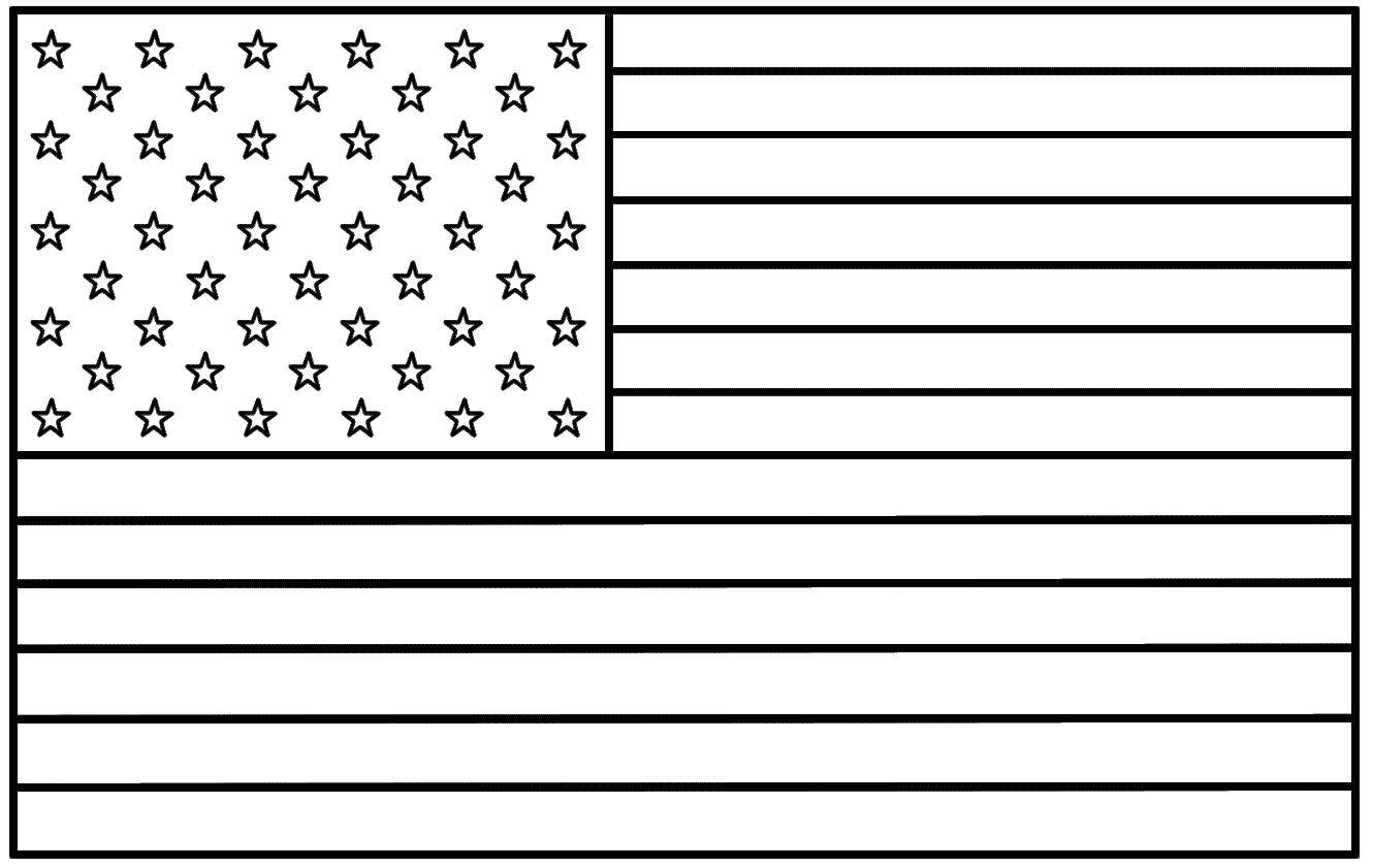 Опис: розмальовки  Прапор сша. Категорія: США. Теги:  прапор США, Америка.