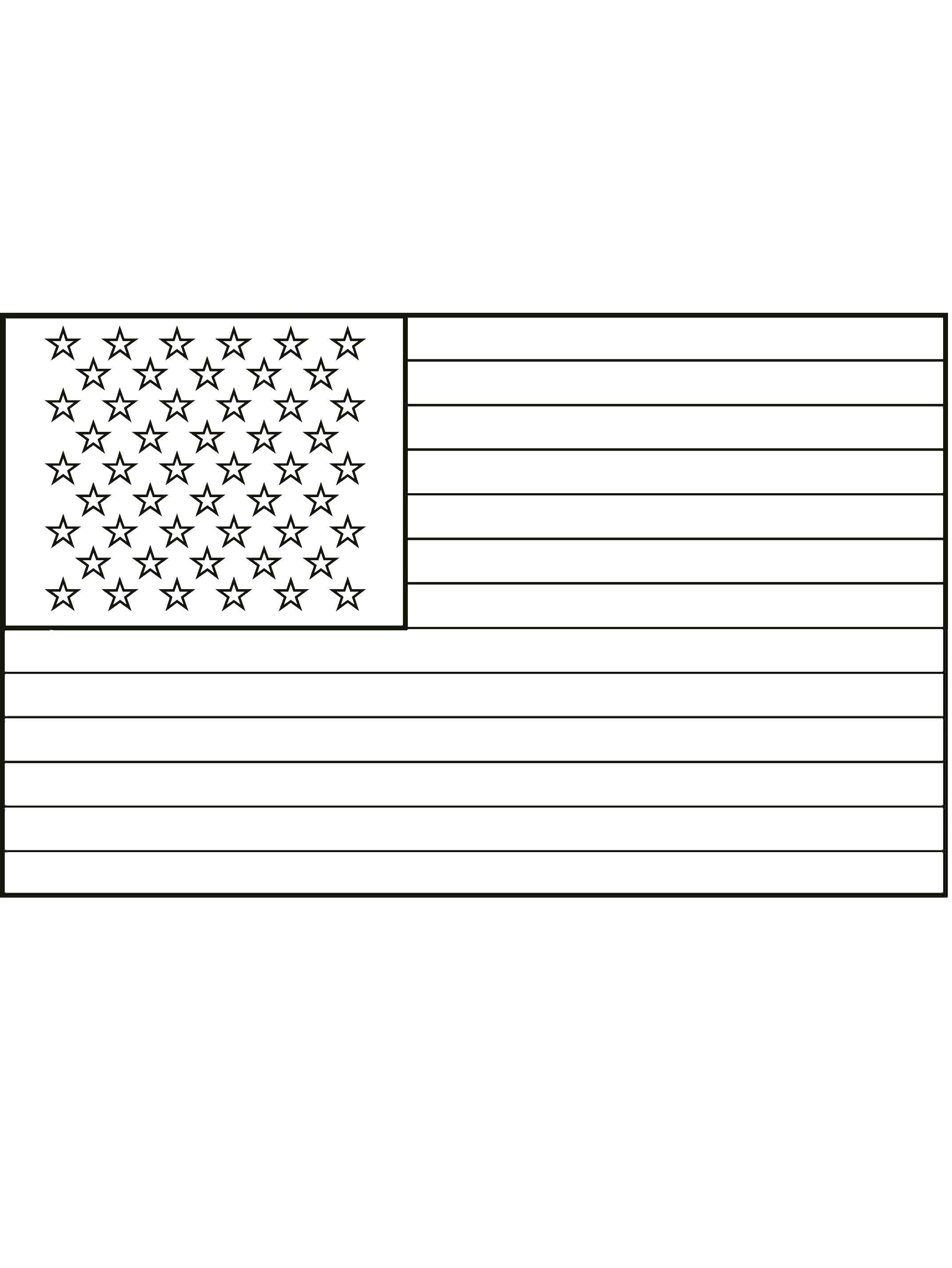 Coloring USA flag. Category Flags. Tags:  flag, USA, America.