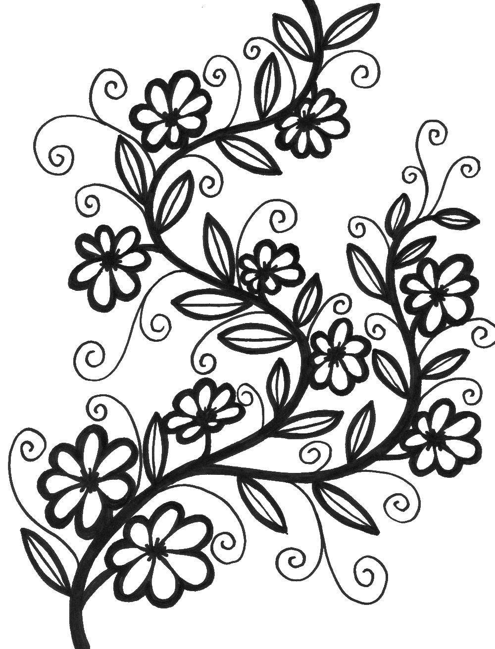 Coloring Patterns. Category patterns. Tags:  pattern , flowers.
