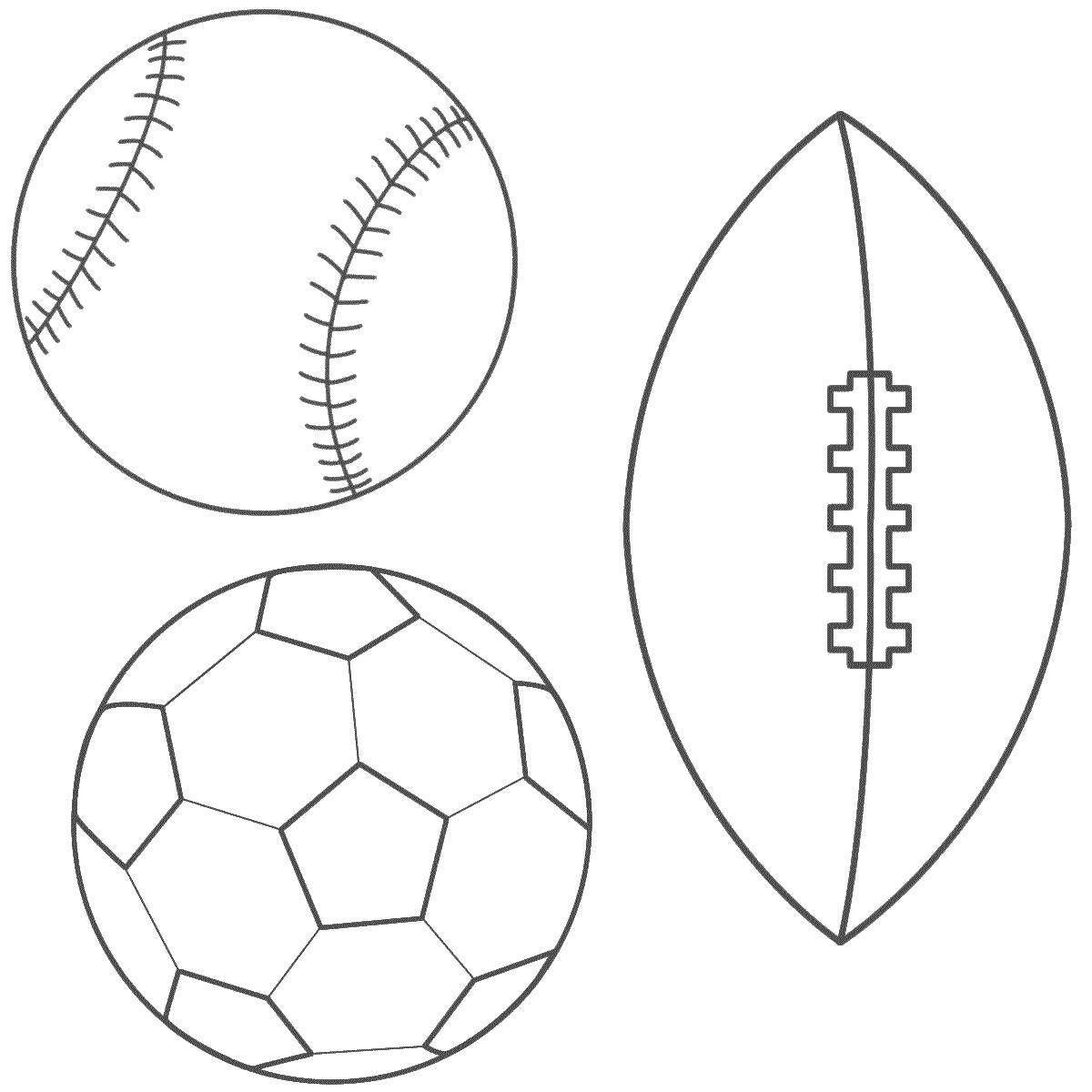 Coloring Balls. Category Sports. Tags:  Sports, ball.