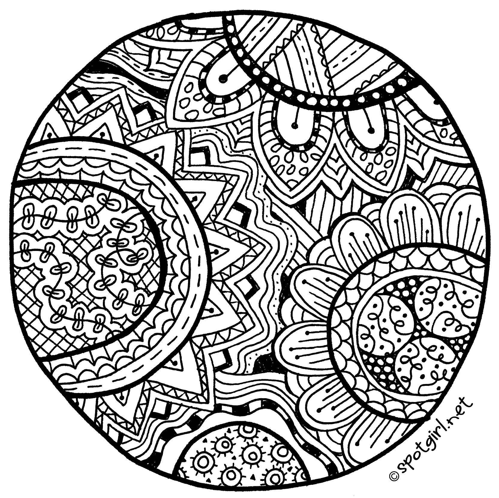 Free Printable Zentangle Worksheets