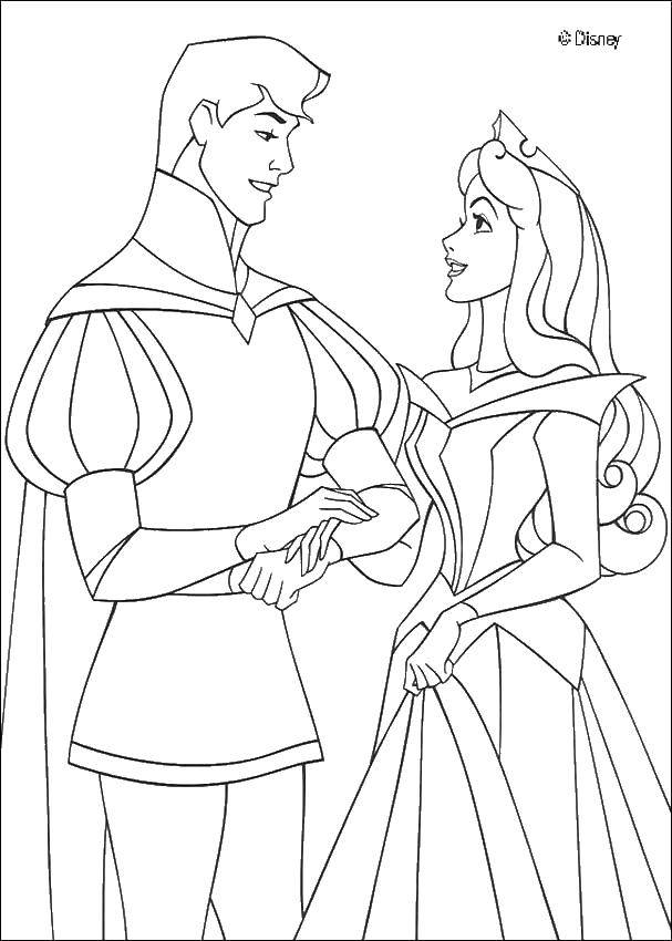 Coloring Aurora. Category The characters from fairy tales. Tags:  Aurora.