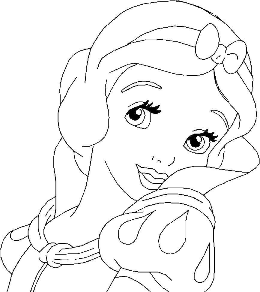 Coloring Snow white. Category Princess. Tags:  Snow white.