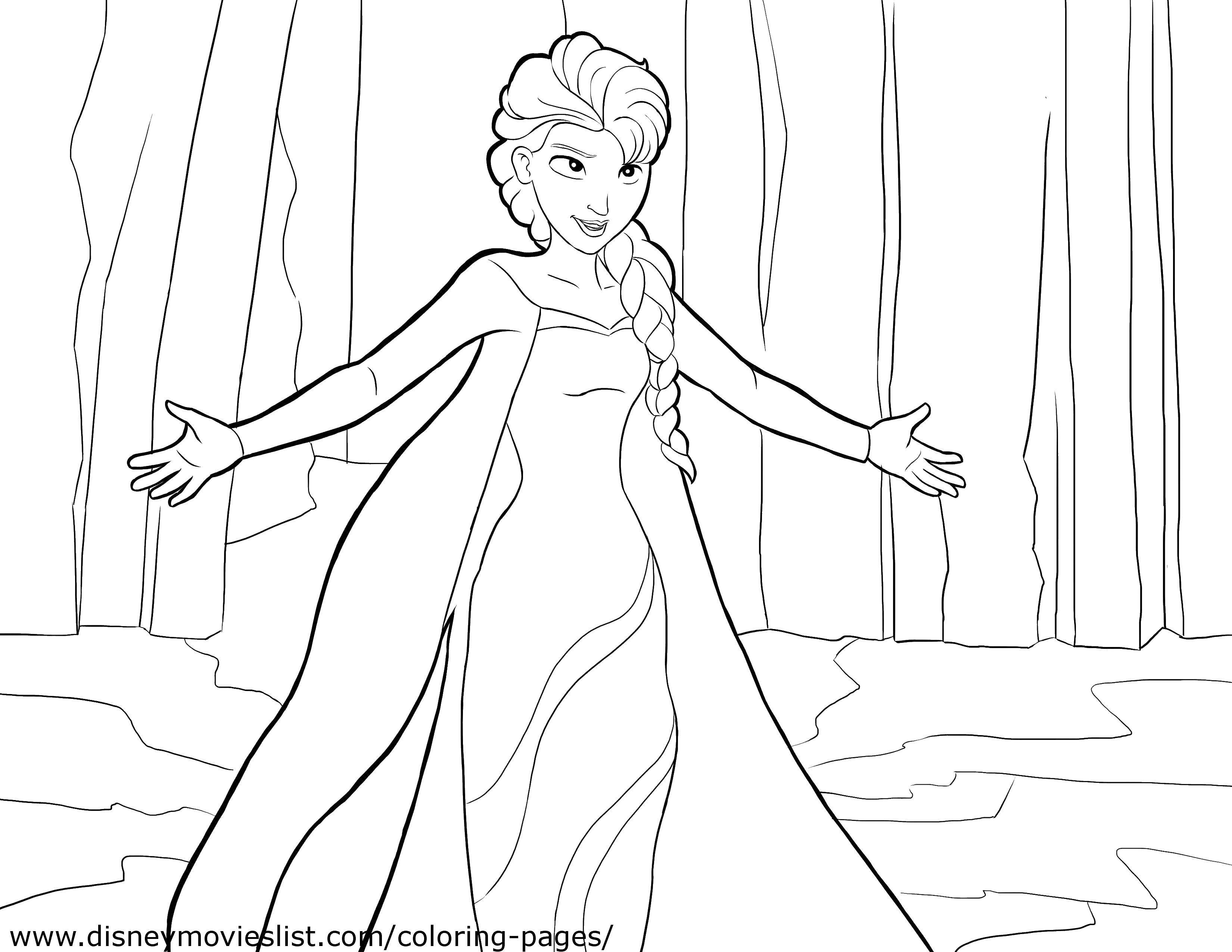 Coloring Elsa. Category The characters from fairy tales. Tags:  Elsa.