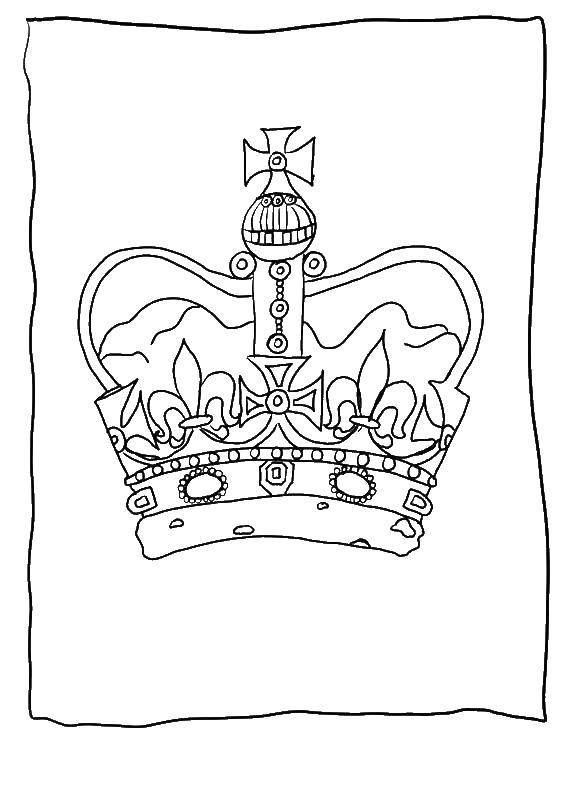 Coloring Crown. Category Crown. Tags:  Crown, tiara.