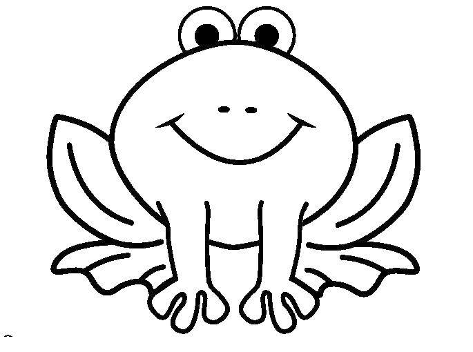 Coloring Frog. Category animals. Tags:  the frog.