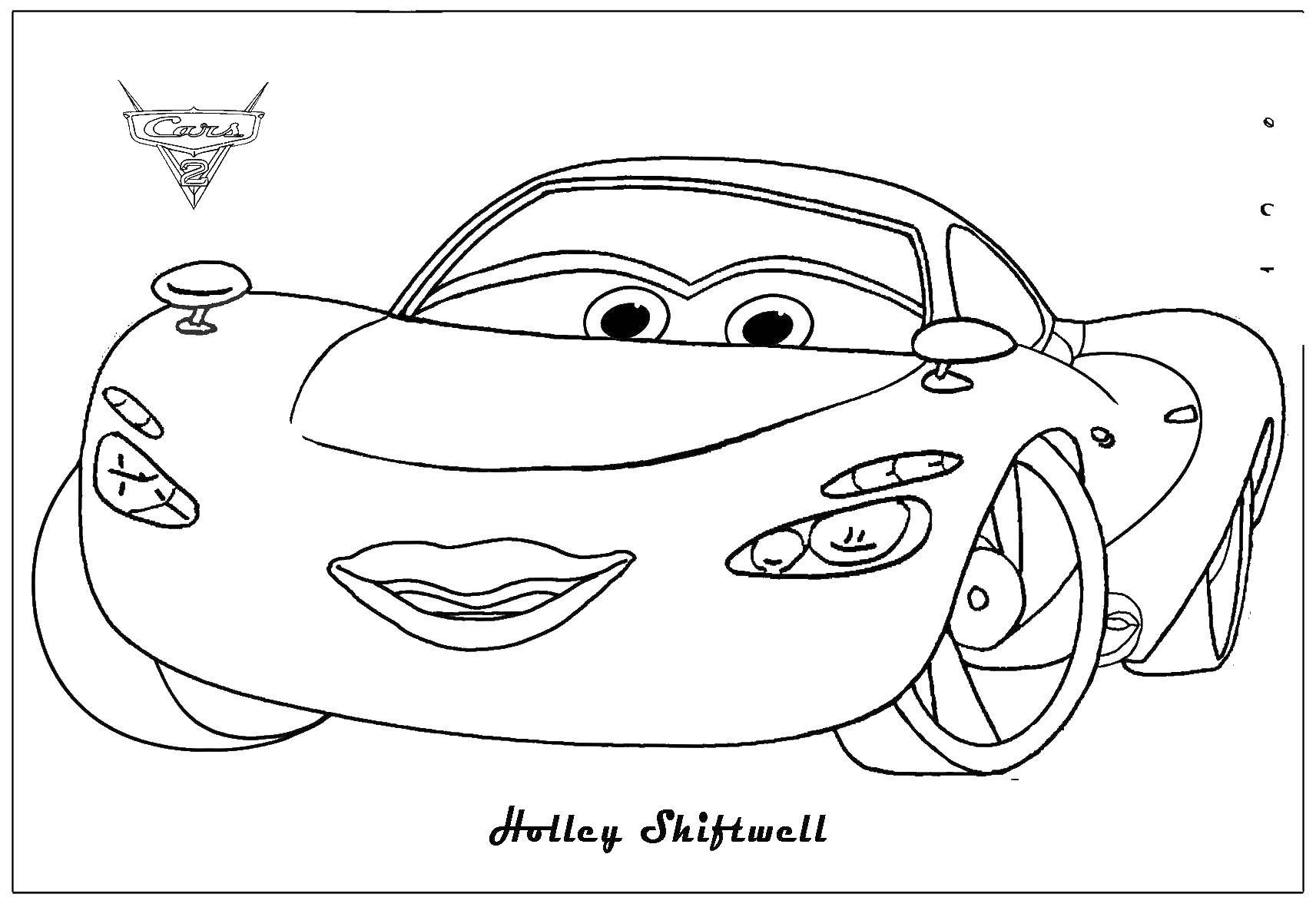 Coloring Holly Deluxe. Category Wheelbarrows. Tags:  Holly shiftwell, cars.