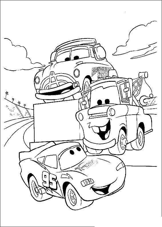 Coloring Cars. Category Machine . Tags:  cartoons Cars, cars.