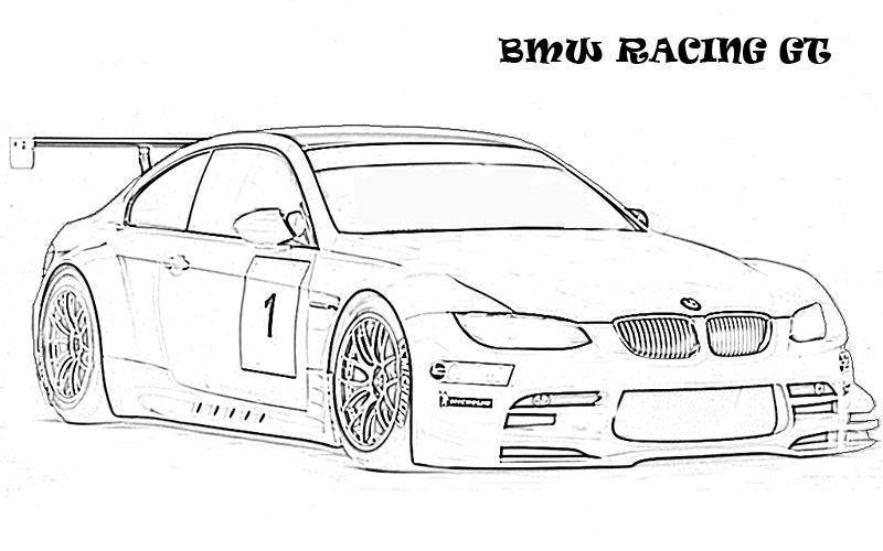 Coloring BMW car. Category Machine . Tags:  cars , transport, car.