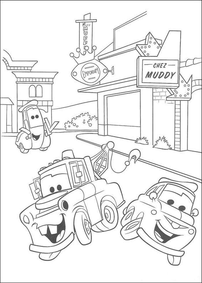 Coloring Cars cartoon cars . Category Machine . Tags:  Transport, car.