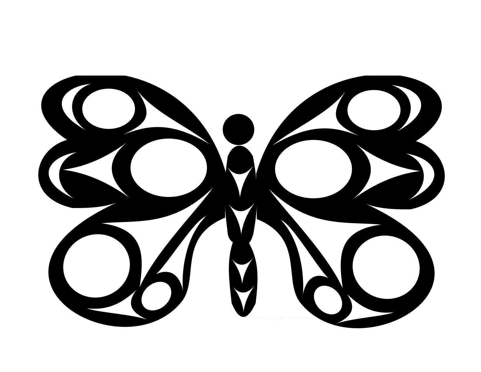 Название: Раскраска Бабочка с узорами. Категория: Насекомые. Теги: бабочка.