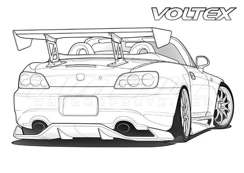Coloring Voltex. Category Machine . Tags:  Car, racing.