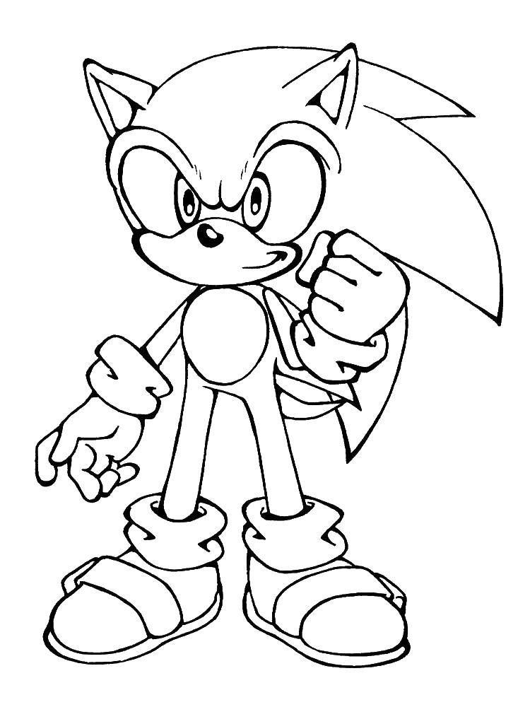 Coloring Sonic x. Category coloring pages sonic. Tags:  Sonic cartoon character.