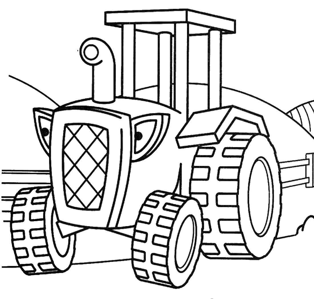Раскраски Для Мальчиков Трактора Распечатать