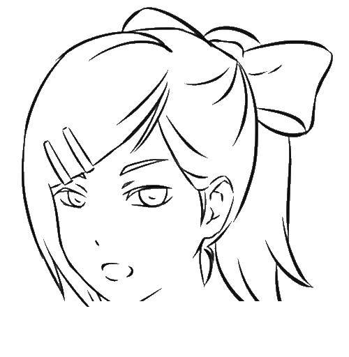 85  Anime Face Coloring Pages  Free