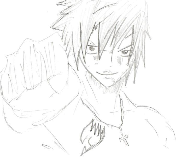 Coloring Anime character. Category anime fairy tail. Tags:  anime, drawing, body, face.