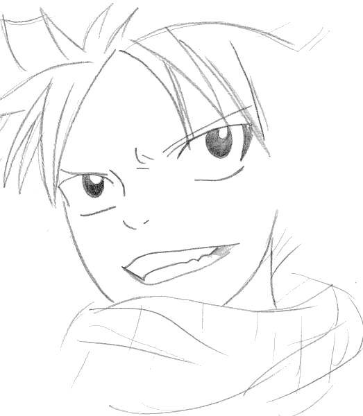 Coloring Draw anime face. Category anime fairy tail. Tags:  anime, drawing, body, face.