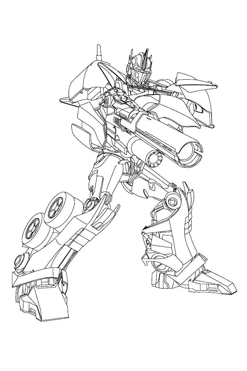 Coloring Autobot. Category transformers. Tags:  transformer.