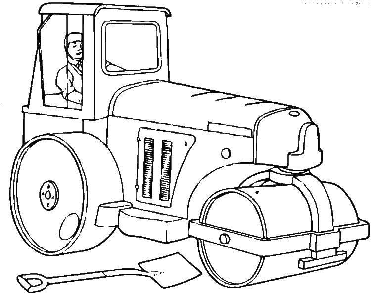 Coloring Construction equipment. Category construction machinery. Tags:  construction machinery.
