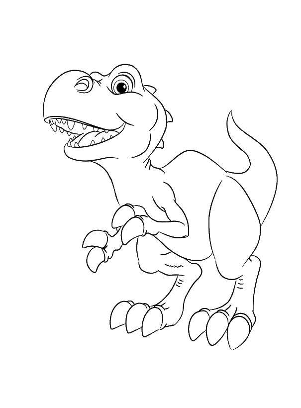 Coloring Rex. Category dinosaur. Tags:  Dinosaur.