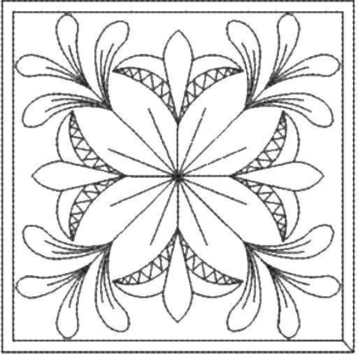 Coloring Flower. Category flowers. Tags:  flowers, frames.