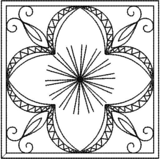 Coloring Flowers. Category vintage frame for text. Tags:  flowers, frames.
