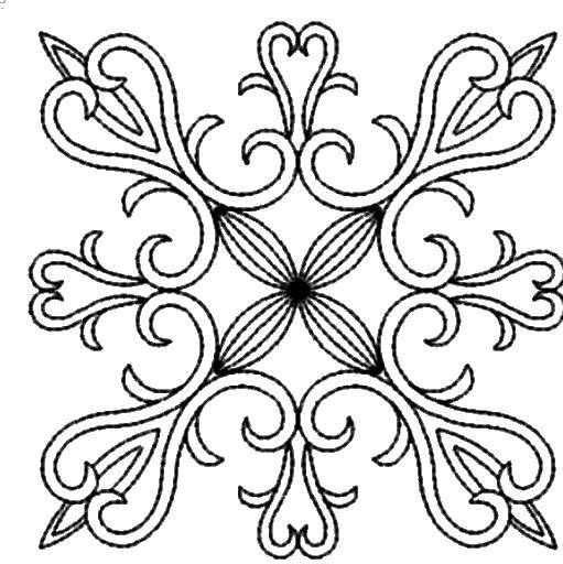 Coloring The ornament pattern for frames. Category vintage frame for text. Tags:  pattern , ornament.