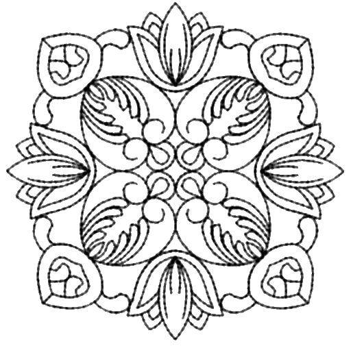 Coloring Pattern for the frame. Category vintage frame for text. Tags:  patterns.