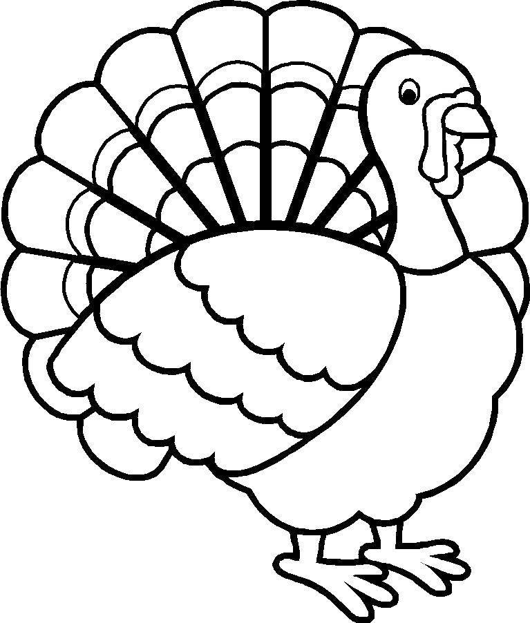 Coloring Turkey. Category animals. Tags:  Turkey.