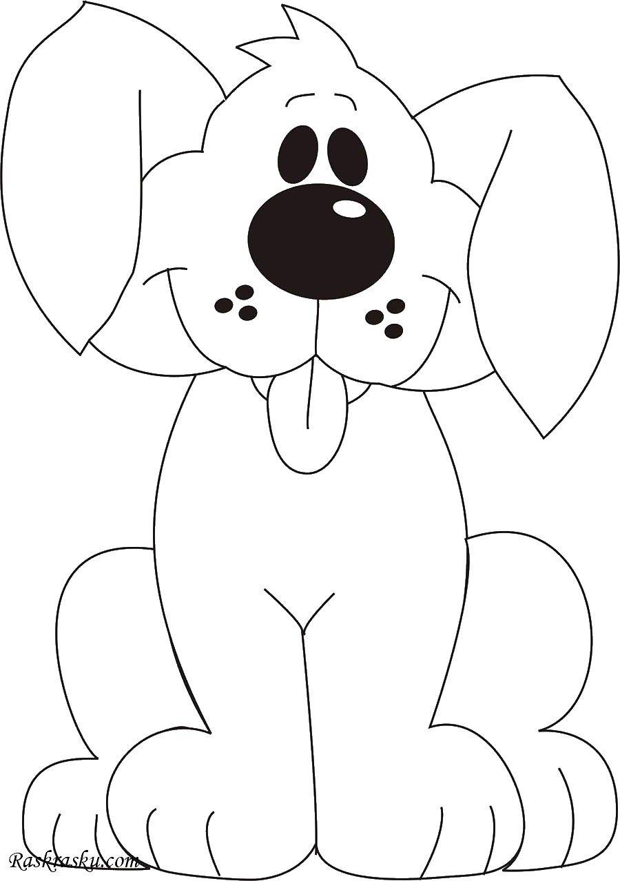 Coloring Dog. Category the dog. Tags:  the dog.