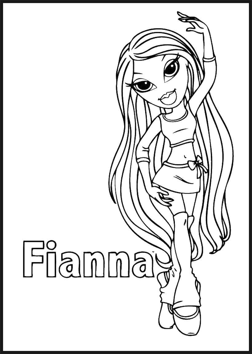 Coloring Fianna Bratz. Category ladies. Tags:  Fianna, Bratz.