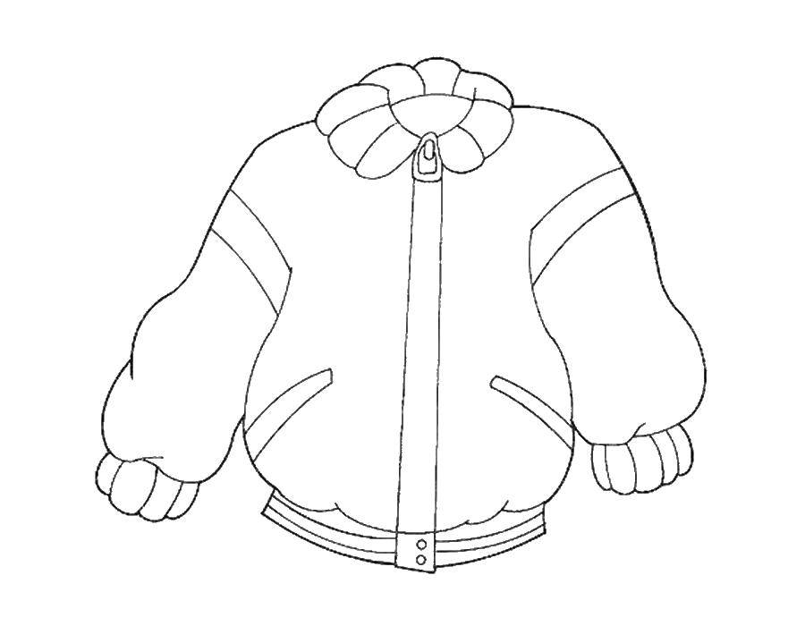 Coloring Jacket. Category Clothing. Tags:  clothing, jacket.