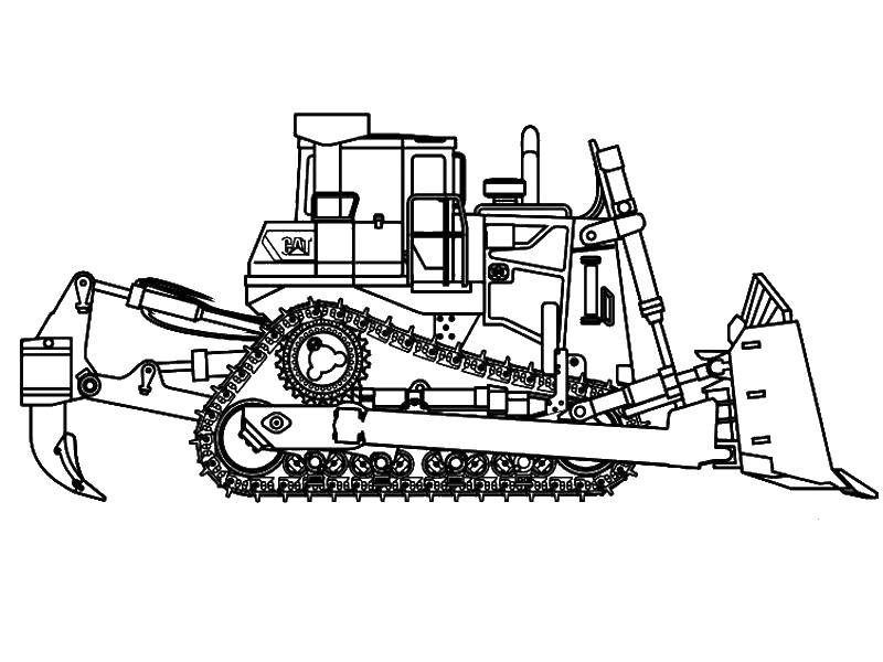 Coloring Construction machine. Category nice. Tags:  Construction, crane.