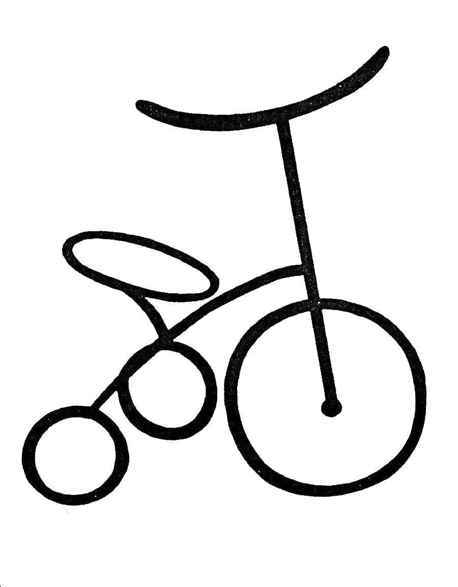 Coloring Bike. Category sports. Tags:  sports, cyclist, Bicycle.