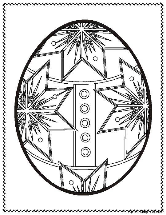 Название: Раскраска Пасхальные яйца. Категория: христос воскрес. Теги: пасхальные яйца, корзина, пасха.
