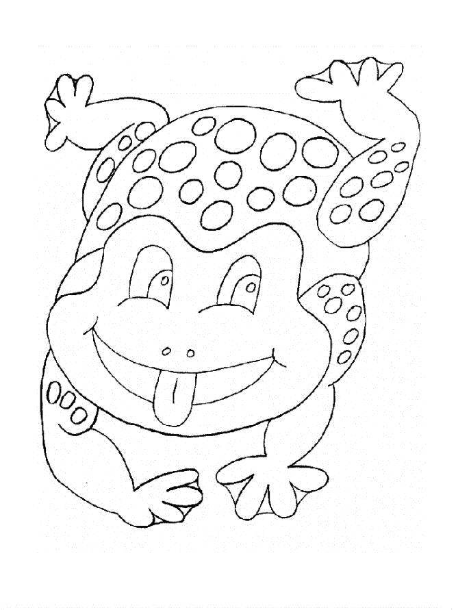 Название: Раскраска Весёлая лягушка. Категория: лягушка. Теги: Рептилия, лягушка.