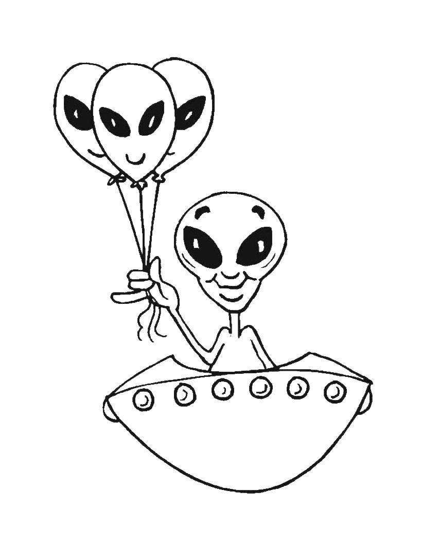 Coloring Aliens. Category aliens. Tags:  aliens.