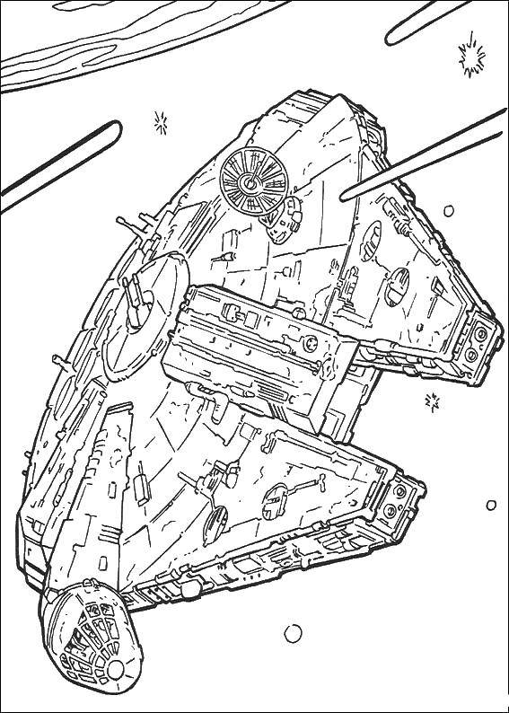 Coloring Spaceships. Category spaceships. Tags:  spaceships, star wars.
