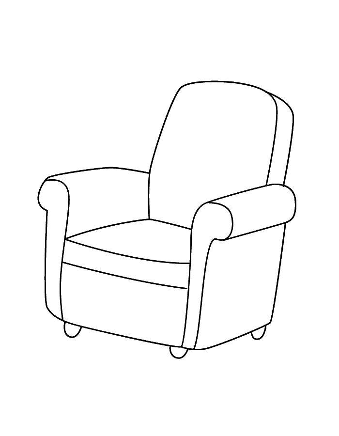 Coloring Chair. Category furniture. Tags:  Furniture.