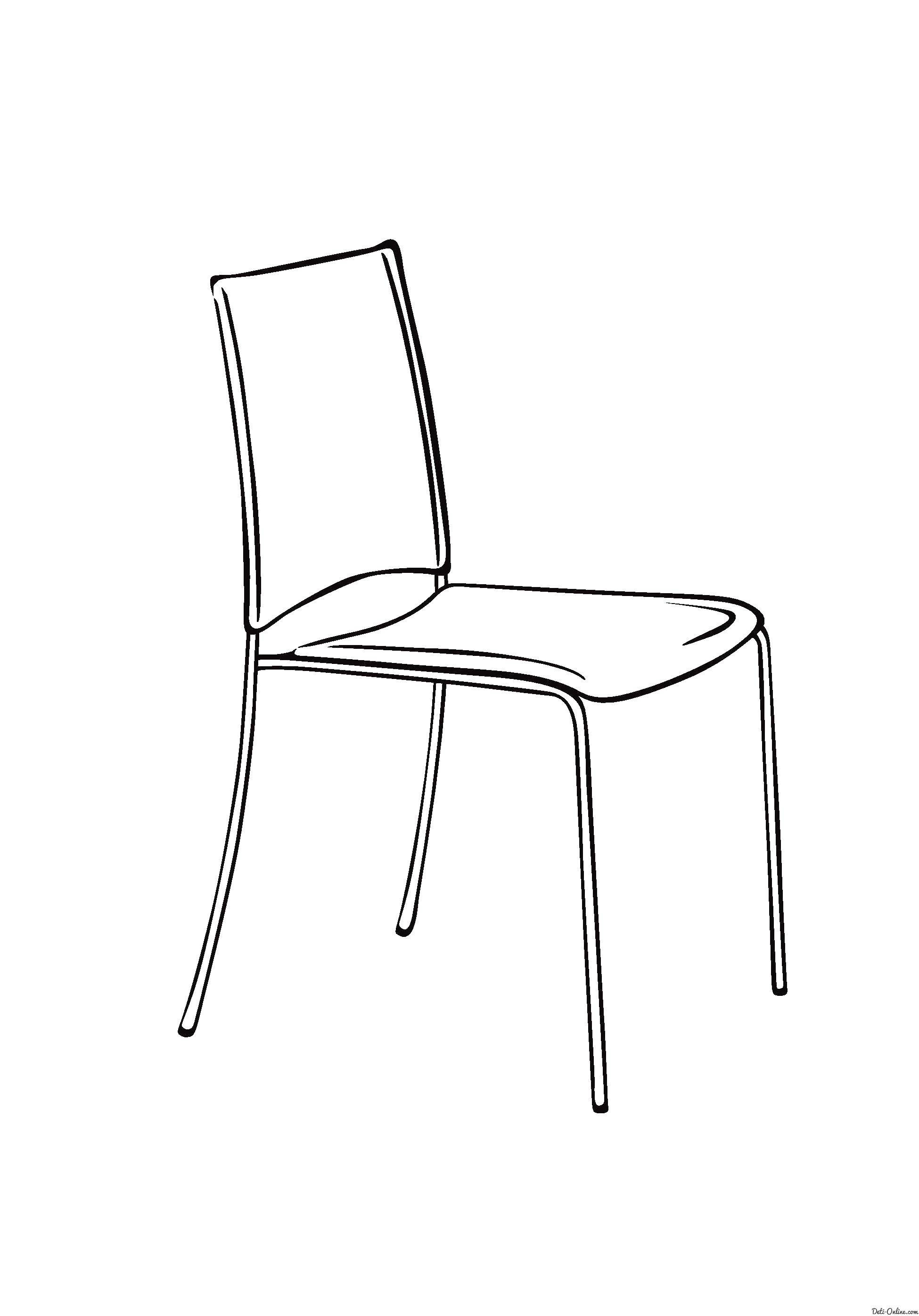 Coloring Chair. Category furniture. Tags:  chair.