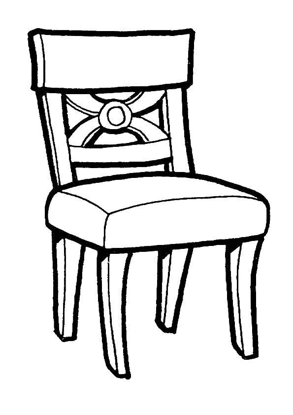 Coloring Chair. Category furniture. Tags:  Furniture.