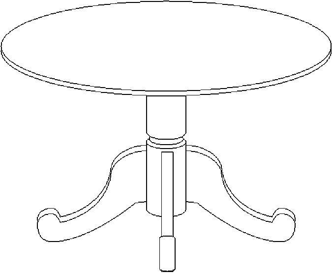 Coloring Table. Category furniture. Tags:  furniture, table.
