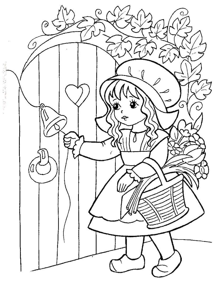 Coloring Little red riding hood. Category Fairy tales. Tags:  Fairy Tales , Little Red Riding Hood.
