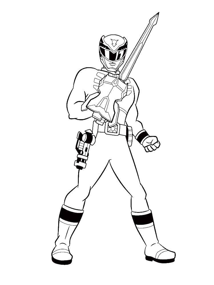 Coloring Ranger. Category The Rangers . Tags:  Power Rangers.