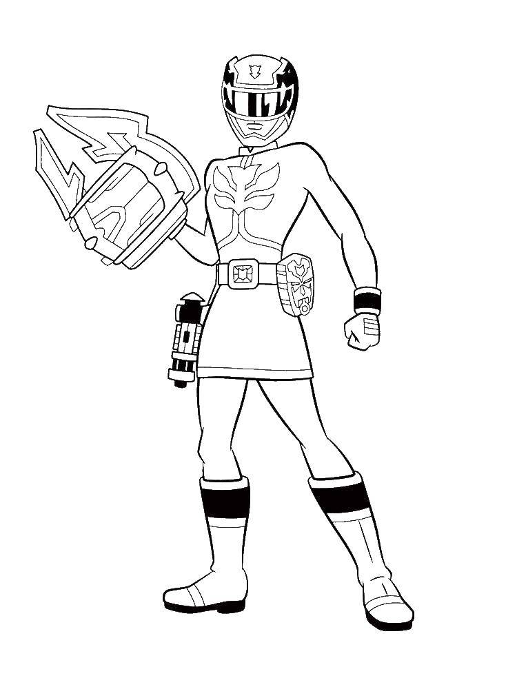 Coloring Pink Ranger. Category The Rangers . Tags:  Power Rangers.