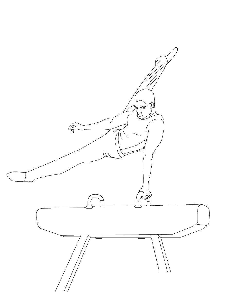 Coloring Athlete. Category Olympics. Tags:  Olympics, sports.